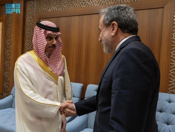Saudi and Iranian Foreign Ministers Hold Meeting in Jeddah
