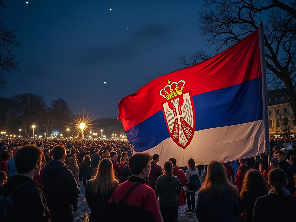 Students in Serbia Organize Performance to Advocate for Educational Rights