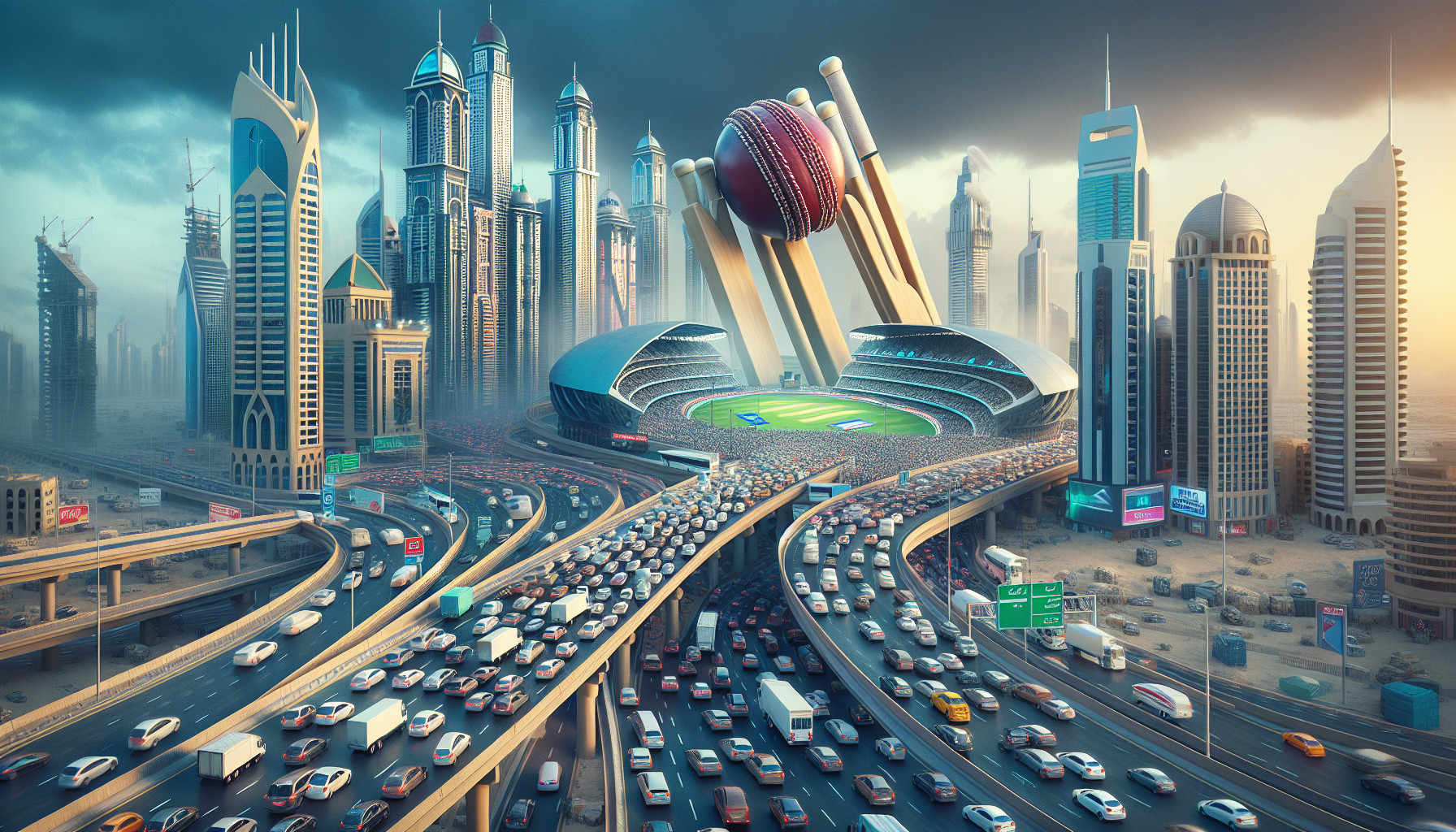 Traffic Delays Anticipated in Dubai During ICC Champions Trophy Final