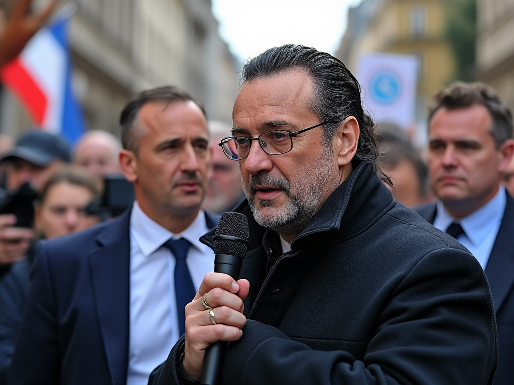 Mobilisation des Partisans du Rassemblement National Après la Condamnation de Le Pen