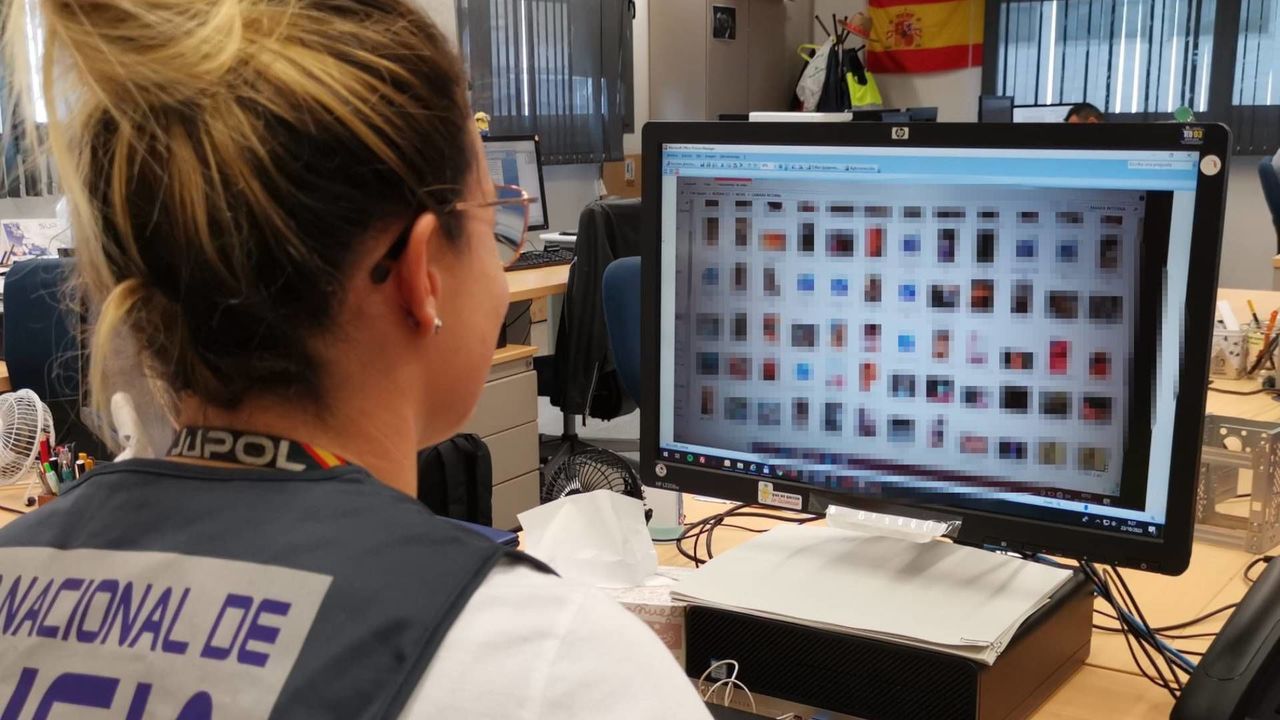 Operación nacional culmina en 35 arrestos por delitos de pornografía infantil en España.