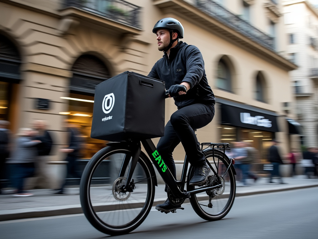 Uber Eats Introduces Minimum Earnings Guarantee for Deliverers in France