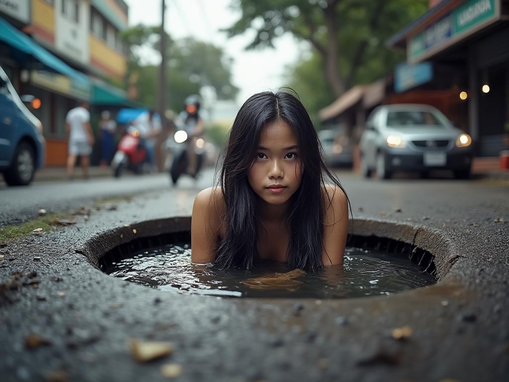 DSWD Engages with Viral 'Sadako Girl' Found in Makati Drainage