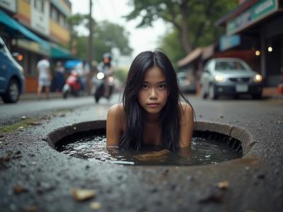 DSWD Engages with Viral 'Sadako Girl' Found in Makati Drainage