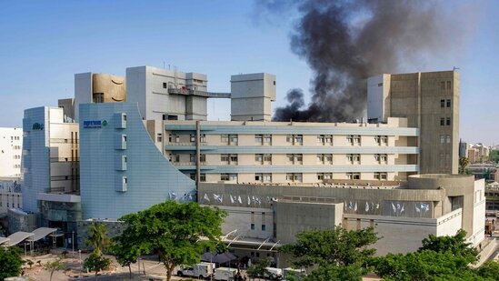 Iranian Missile Strikes Soroka Hospital in Southern Israel