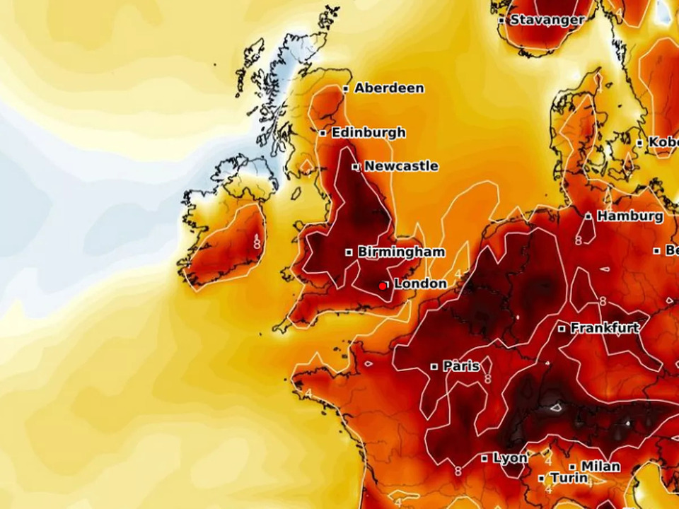 UK and Northern Europe Sizzle in First 2025 Heat Wave