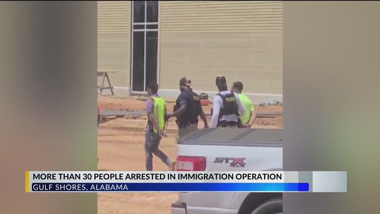 37 Arrested in Immigration Raid at Gulf Shores High School Site