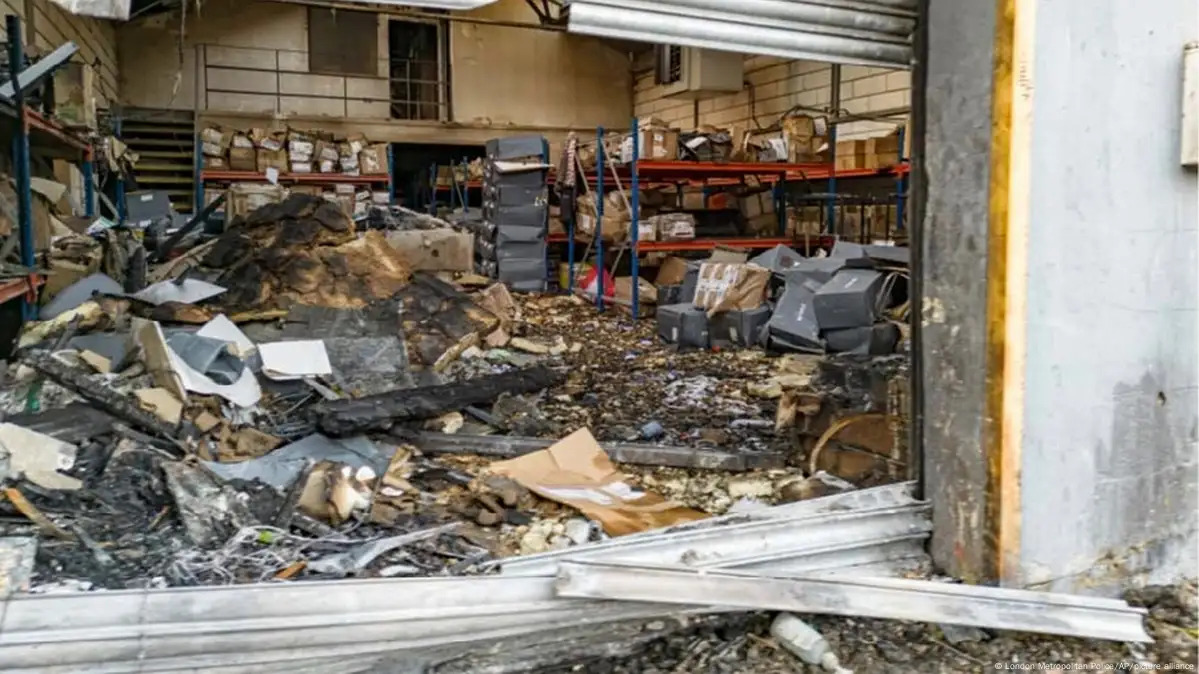 UK Court Convicts Three Men in Russia-Linked Arson Attack
