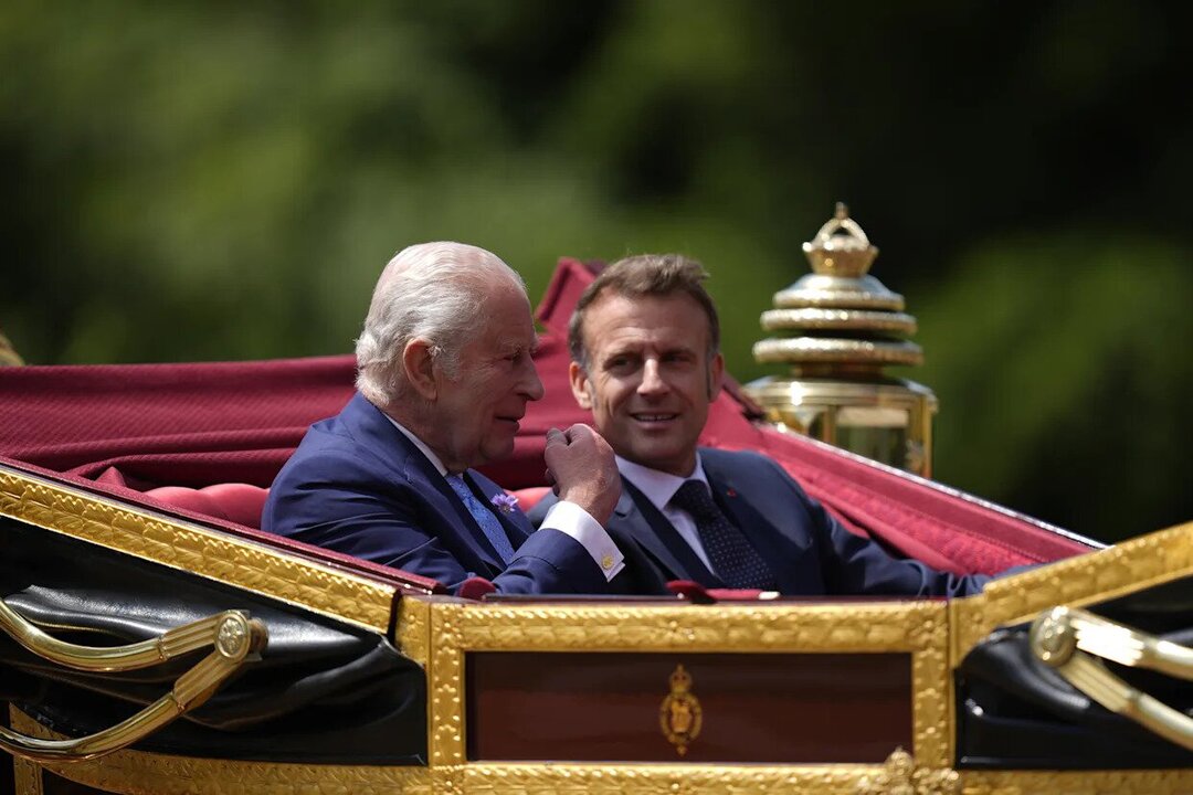 President Macron Welcomed to UK with Royal Ceremony
