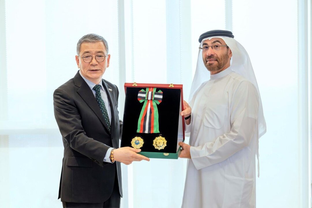 UAE President Awards First Class Order of Independence to Korean Ambassador