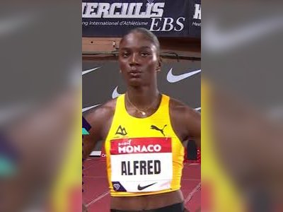 Julien Alfred Wins 100m in Monaco with Lightning 10.79s