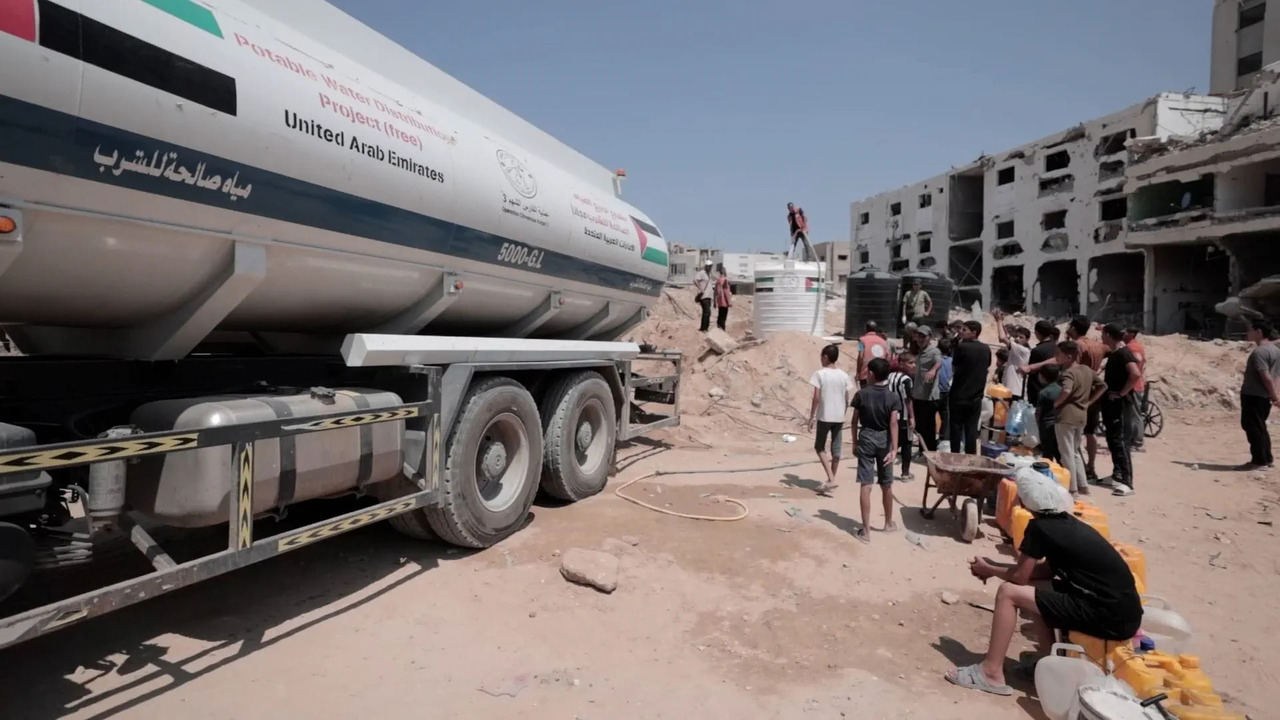 UAE Launches Largest Water Supply Project for Gaza