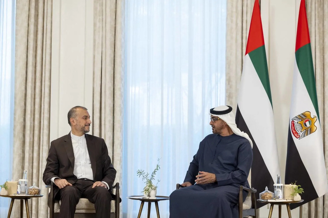 UAE President and Iranian Counterpart Discuss Regional Developments