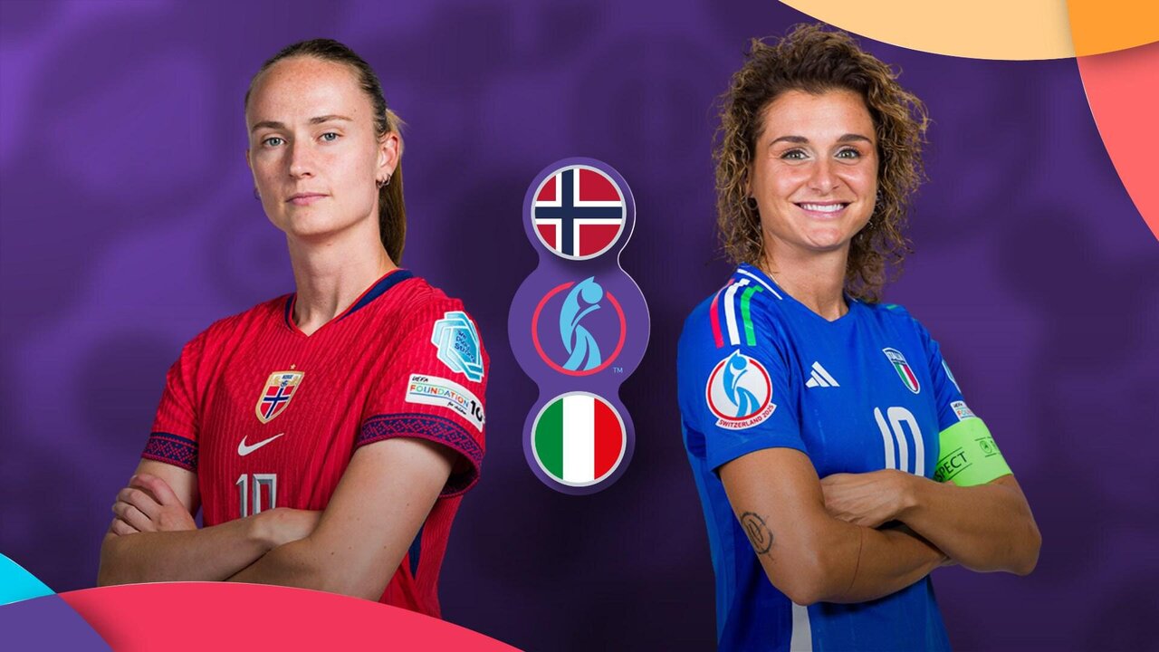 La Norvegia e l'Italia si sfidano nei quarti di finale dell'Europeo femminile 2025.
