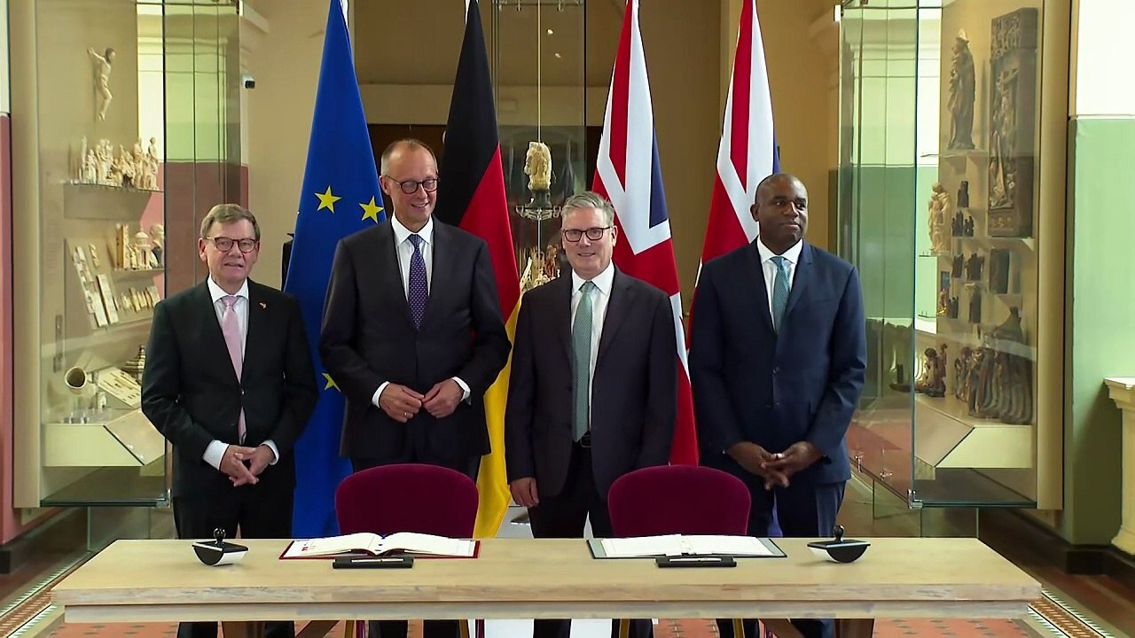 Deutschlands Merz und Großbritanniens Starmer begrüßen 'neues Kapitel' in den bilateralen Beziehungen.