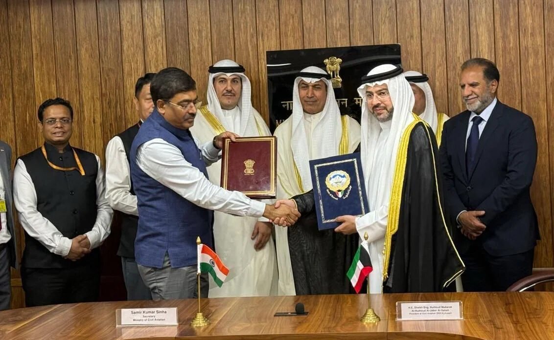 Kuwait and India Boost Civil Aviation Ties