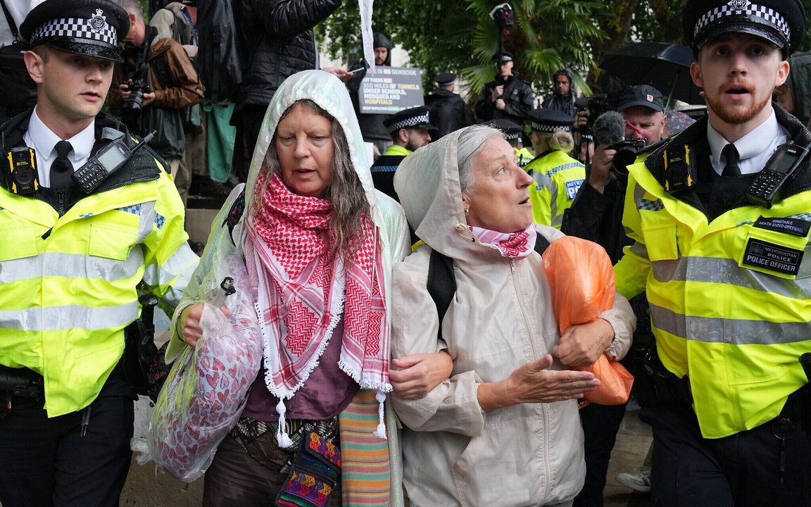 UK Arrests 55 in Rally Supporting Banned Palestine Action Group
