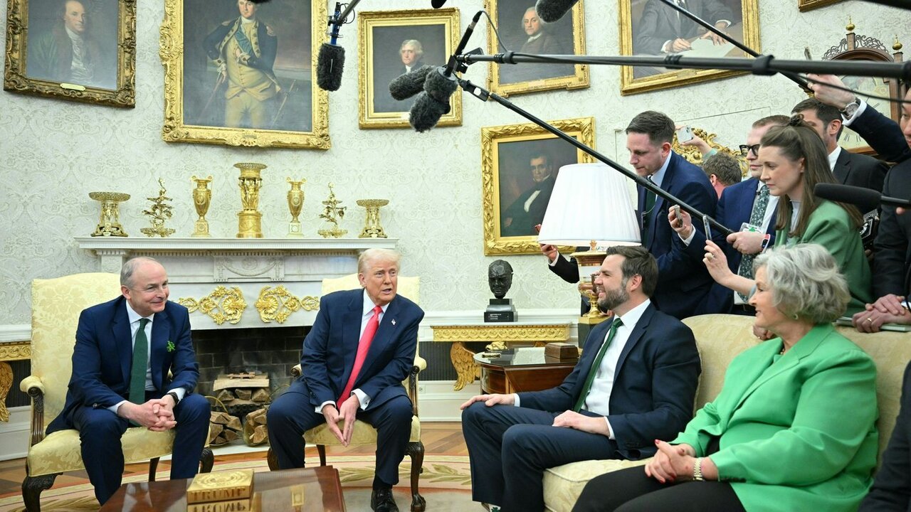 Trump Issues Warning to Ireland and EU in White House Meeting