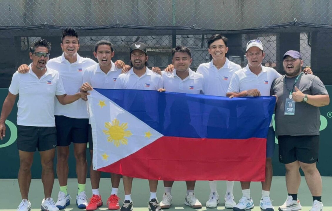 Philippine Men’s Tennis Team Promoted to Davis Cup Group 3