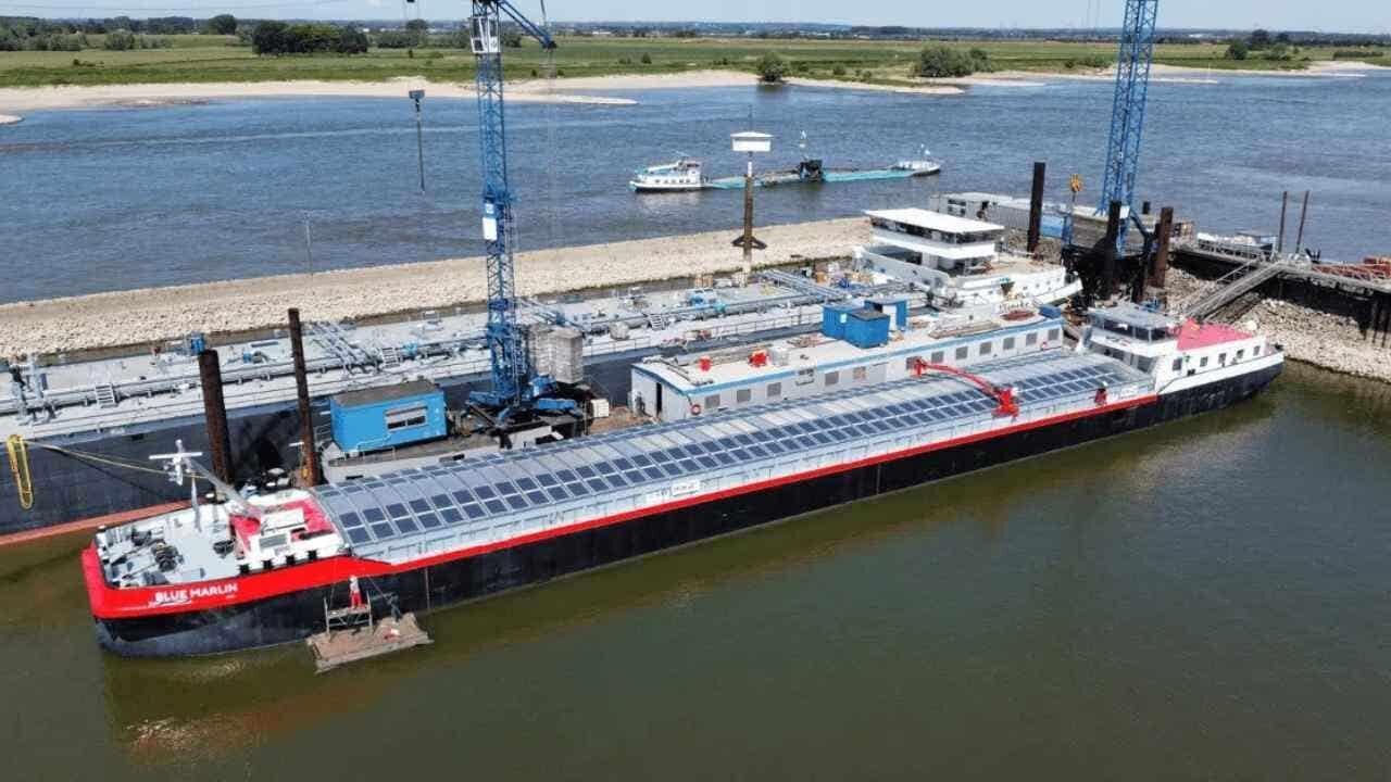 Germany Launches World’s First Hybrid Solar Cargo Ship