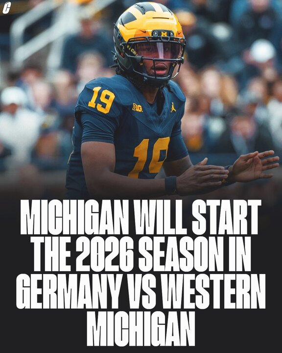 Michigan und Western Michigan eröffnen die Saison 2026 in Deutschland.