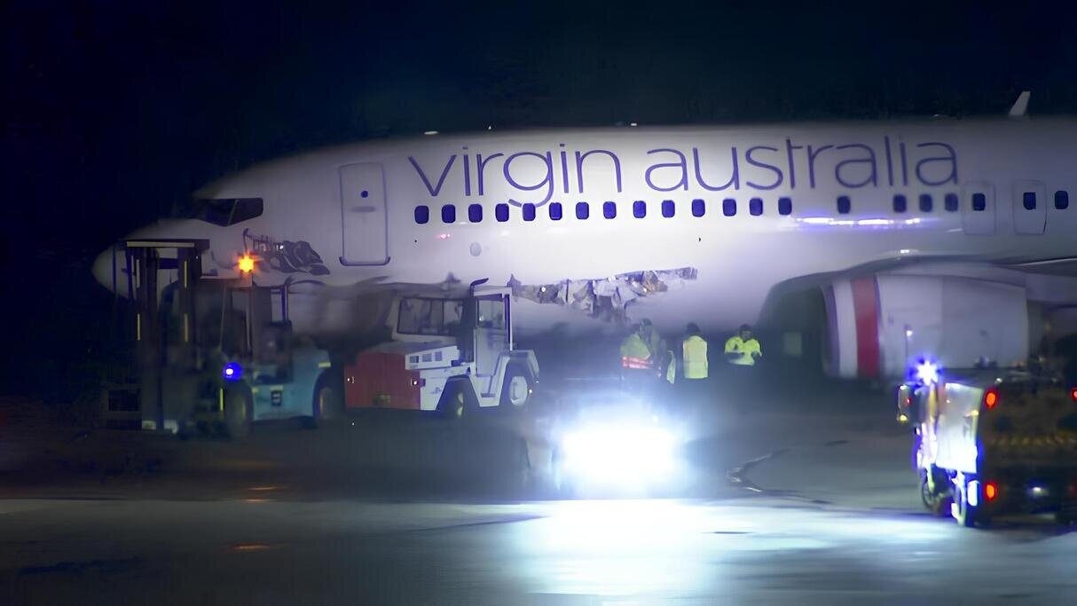 Virgin Australia Jet in Ground Collision at Melbourne Airport
