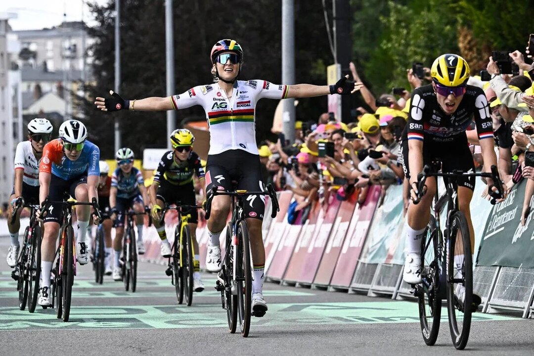 Kim Le Court Takes Historic Win at Tour de France Femmes