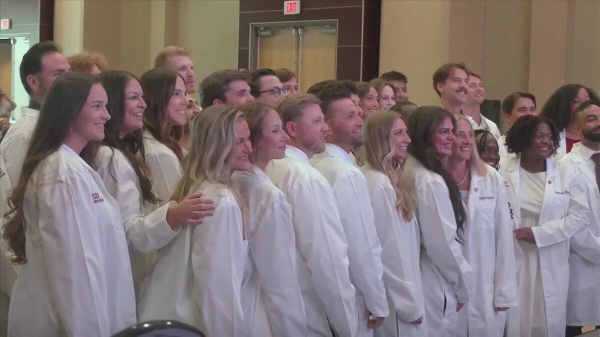 White Coat Ceremony Marks New Chapter for FSU Panama City Anesthesia Students