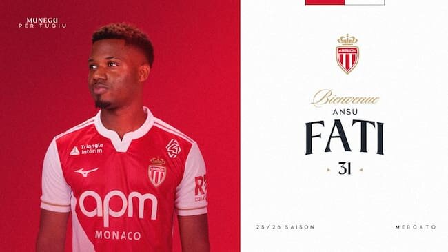 Monaco Finalizes Ansu Fati Loan Deal With Buy Option