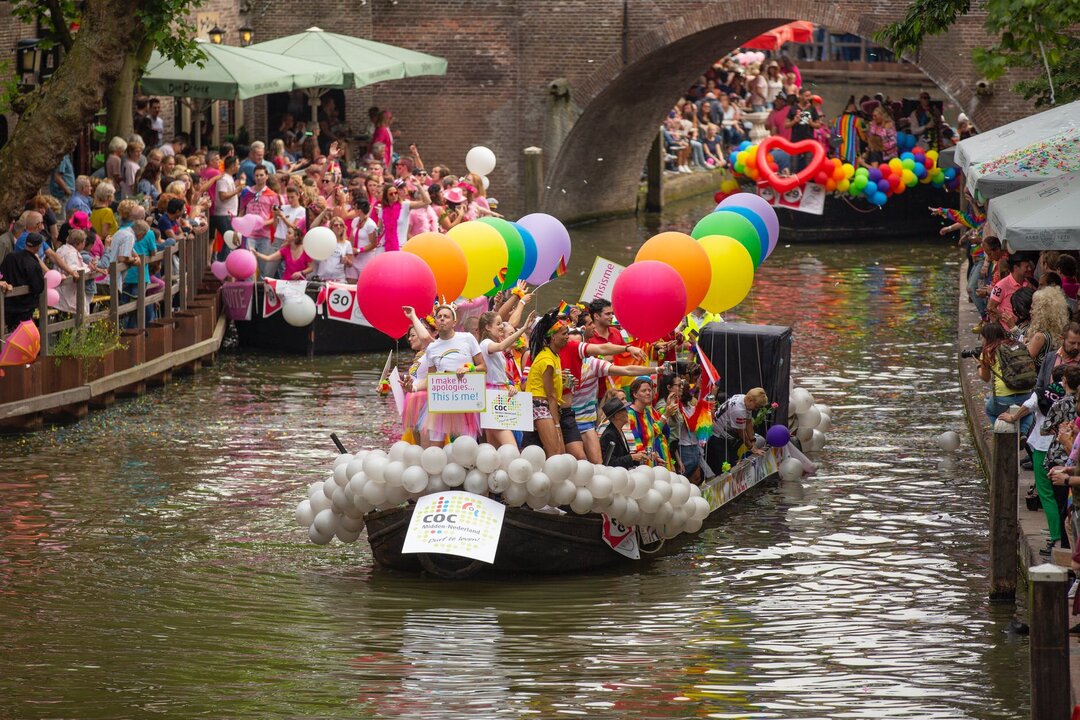 Amsterdam Pride Festivities Continue Despite Rainy Forecast