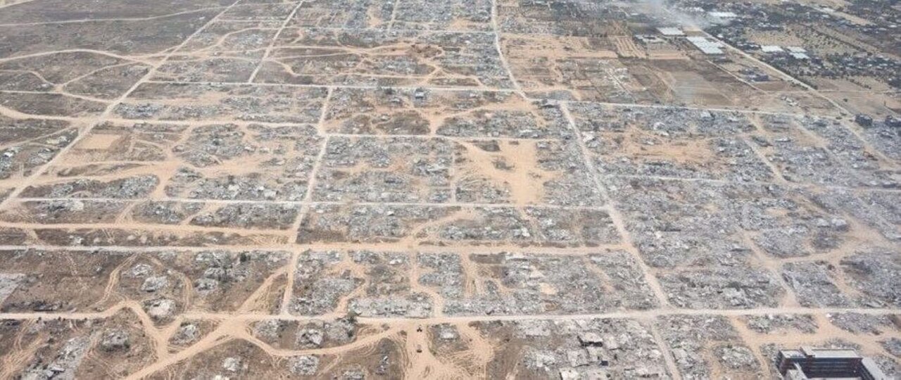 Aerial Imagery Shows Widespread Displacement and Destruction in Gaza