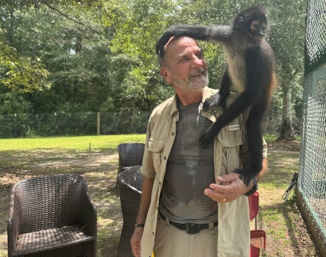 Mississippi Monkey Sanctuary Offers Solace and Healing for Veterans with PTSD