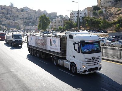 Jordan Sends Humanitarian Aid to Gaza, Conducts Joint Airdrop Operations