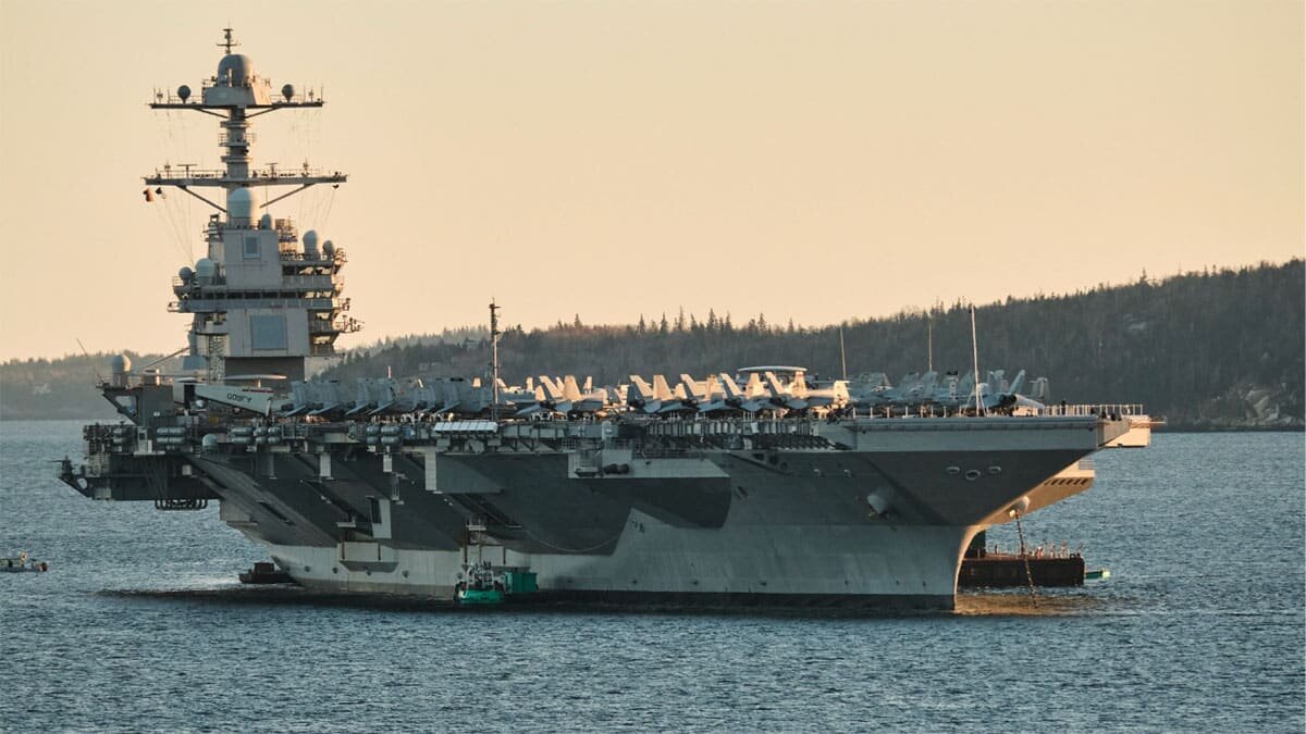 USS Gerald R. Ford and USS Winston S. Churchill Arrive in Marseille, France
