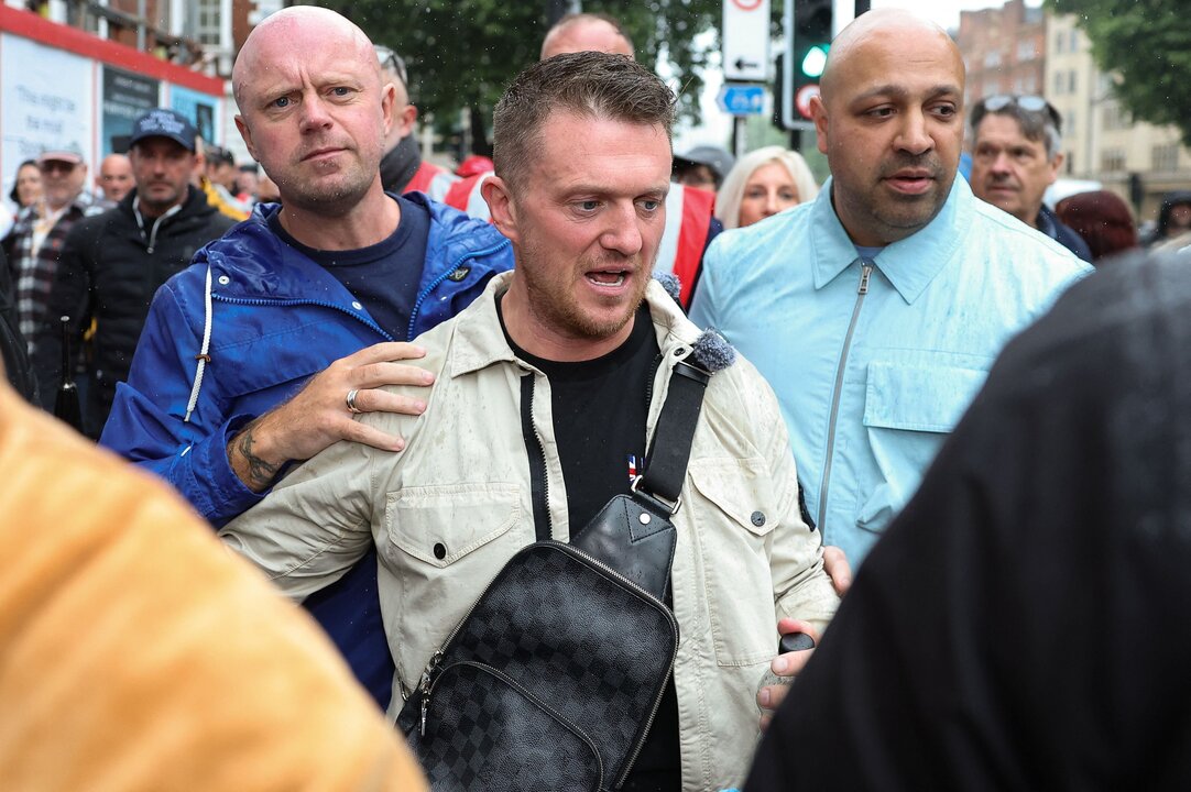 Tommy Robinson Arrested Following Train Station Assault