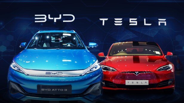Tesla Sales Plunge Over 55 Percent in Germany as BYD Surges