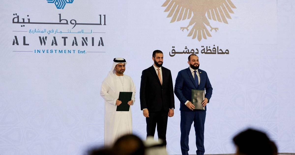 UAE and Qatar Launch $14 Billion Investment Drive in Syria