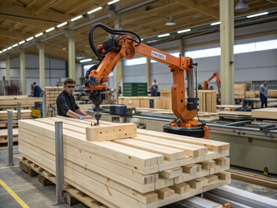 Robotics and Timber Could Offer Solutions to Britain's Housing Shortage
