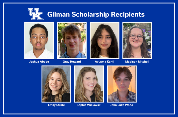 Nine University of Kentucky Students Awarded Gilman Scholarships