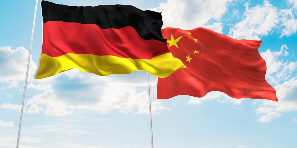 China schließt die Lücke zu den USA als Deutschlands größter Handelspartner.