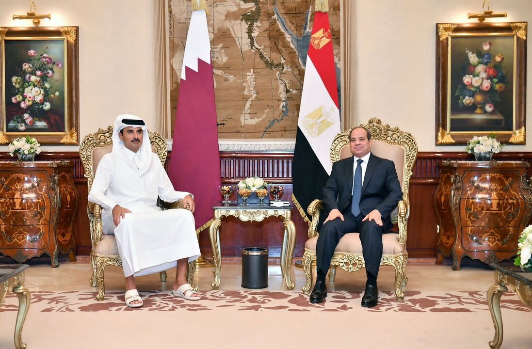 Qatari Prime Minister Joins Talks in Egypt on Gaza Ceasefire