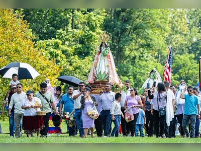 Latino Community Celebrates Annual Virgen del Cisne Procession