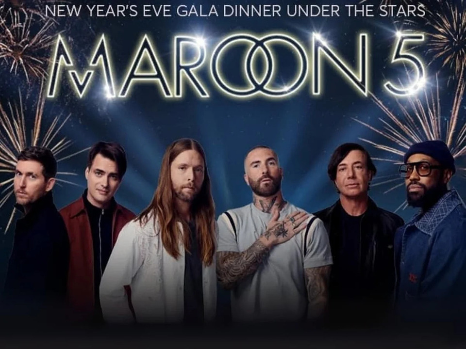 Maroon 5 to Headline Lavish New Year’s Eve Party in Dubai