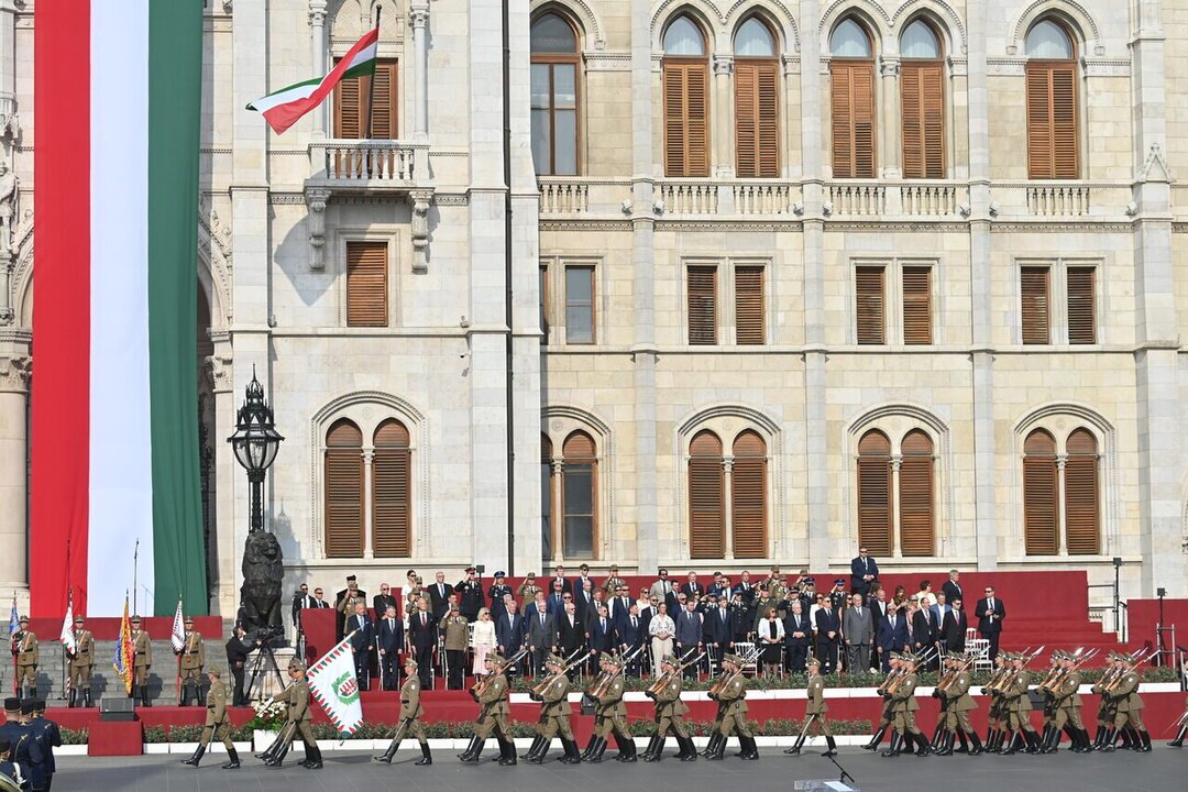 Hungary Marks National Day with Military Parade