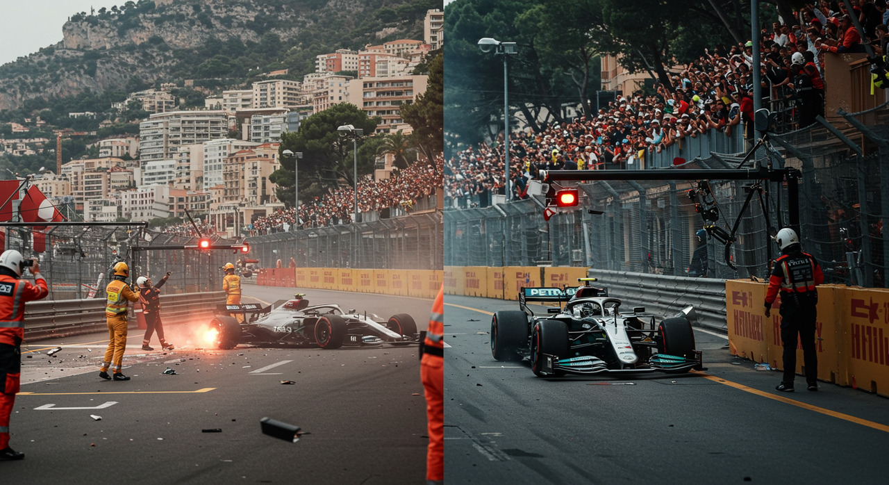 Mercedes Faces Disaster in Chaotic Monaco Grand Prix