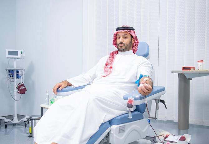 Saudi Crown Prince Launches National Blood Donation Campaign