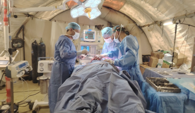 Jordanian Field Hospital in Gaza Performs Life-Saving Surgery on Palestinian Teenager