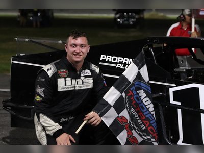 Jake Johnson Wins Monaco Modified Series Race