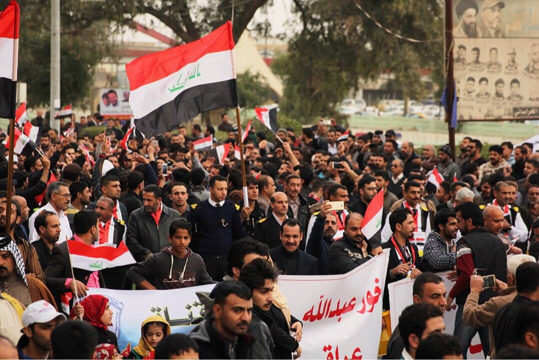 Iraqis Protest Against Maritime Treaty with Kuwait