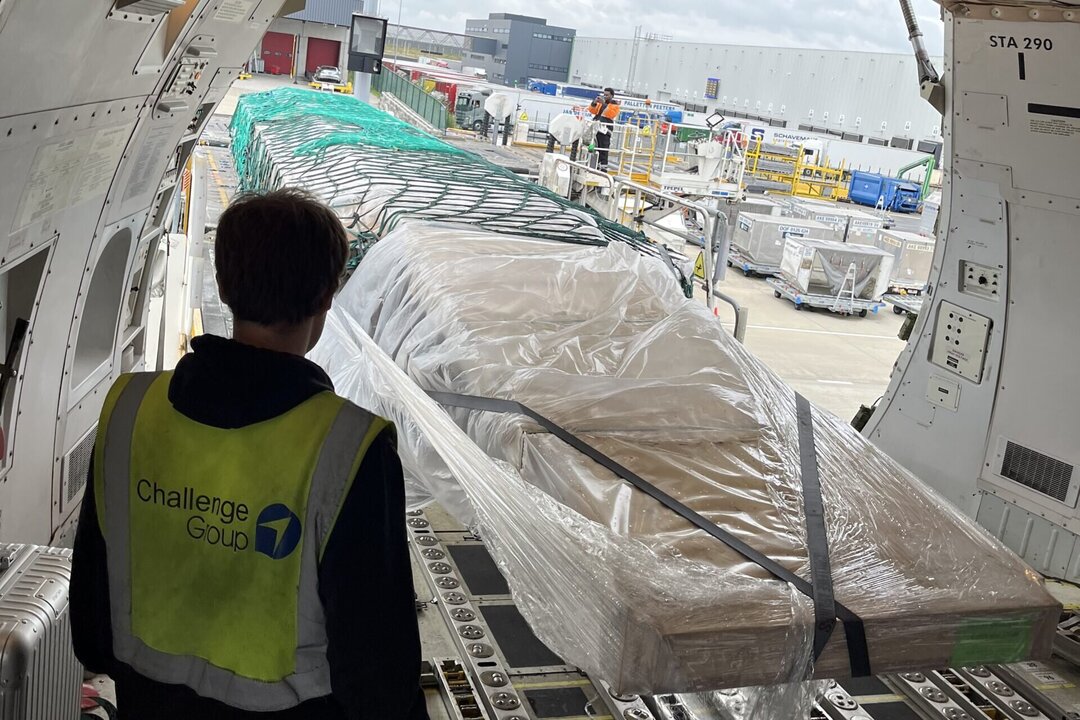 Belgium-China Cargo Flight Delivers Oversized Industrial Equipment